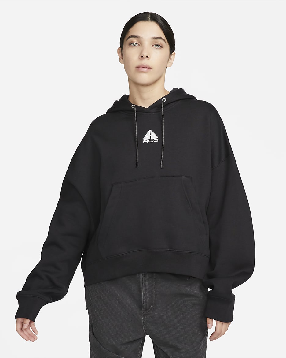 Nike acg pullover hoodie black hotsell